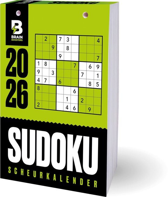 Scheurkalender - 2026 - Brainboosters - Sudoku