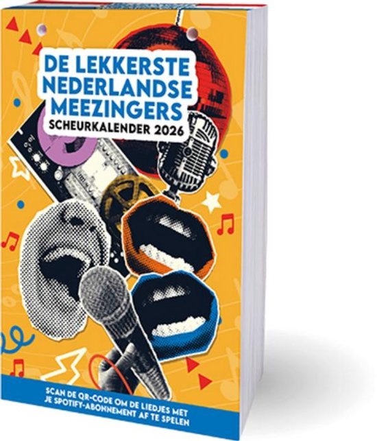 Scheurkalender - 2026 - De lekkerste Nederlandse meezingers