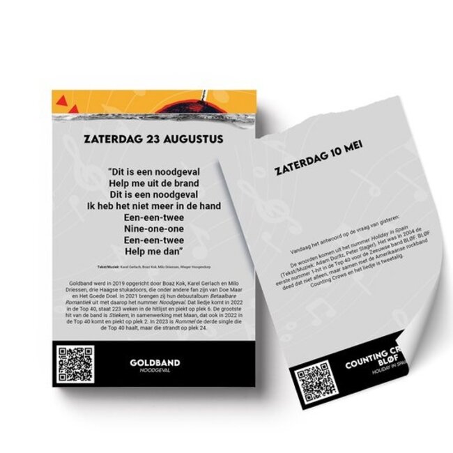 Interstat Scheurkalender - 2026 - De lekkerste Nederlandse meezingers