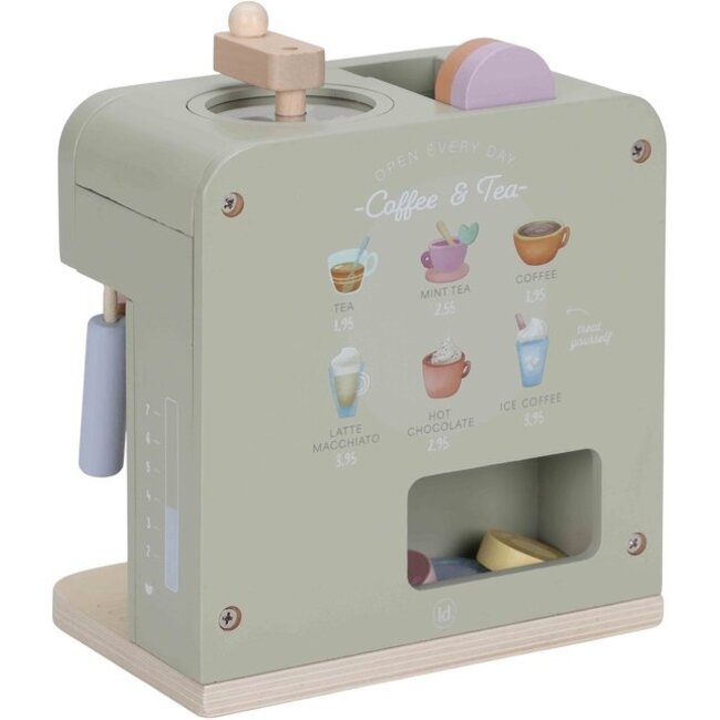 Little Dutch Koffie apparaat met barista toebehoren - Hout