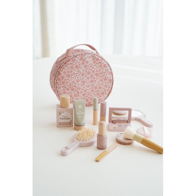 Little Dutch Make-up set - Beautycase - Hout in stoffen tas
