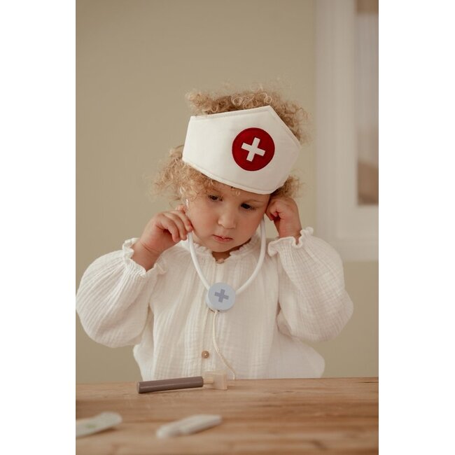 Little Dutch Dokter set - Hout in stoffen tas