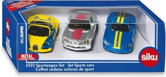 Auto set - Sportwagens - Siku