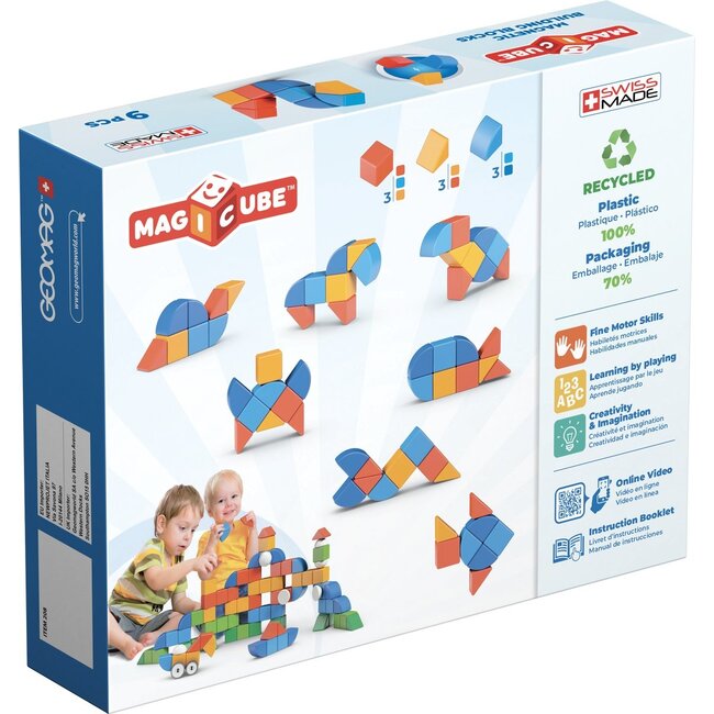 Geomag Geomag - Magicube - Magnetische blokken - Dieren - 9dlg.