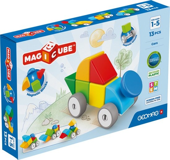 Geomag - Magicube - Magnetische blokken - Cars - 13dlg.