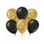 Paperdreams Ballonnen - Happy New Year - Zwart, goud - 6st.