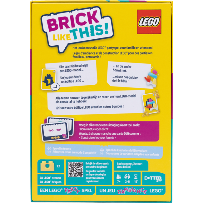 Dotted games Spel - Partyspel - LEGO Brick like this! - 7+