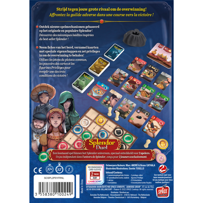 Spel - Splendor - Duel - NL/FR - 10+