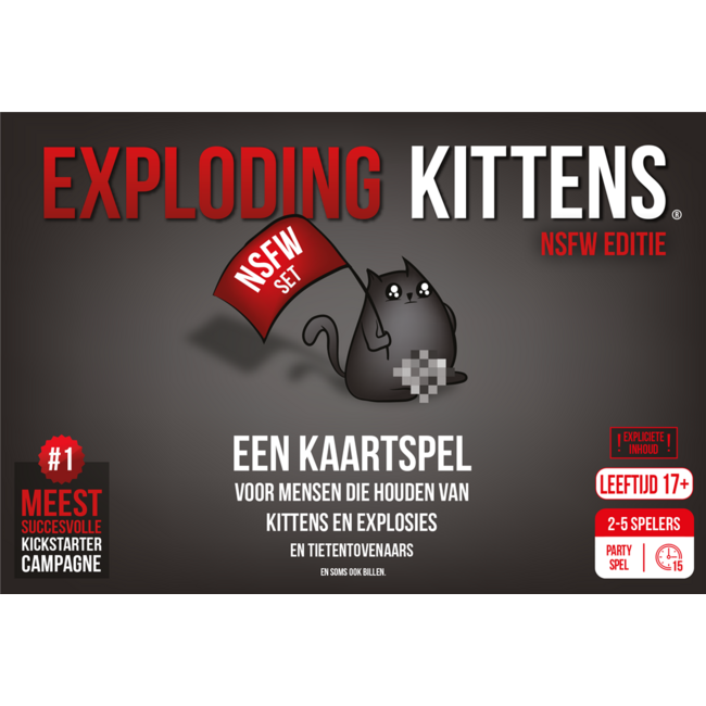 Exploding kittens - NSFW - Kaartspel - 17+ - NL
