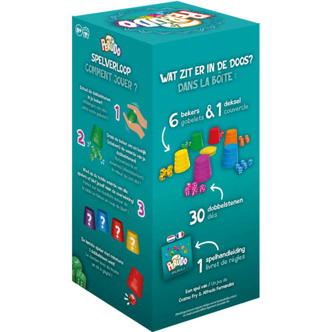 Spel - Perudo - NL/FR - 2 tot 6 spelers - 8+