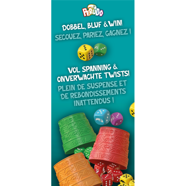 Spel - Perudo - NL/FR - 2 tot 6 spelers - 8+
