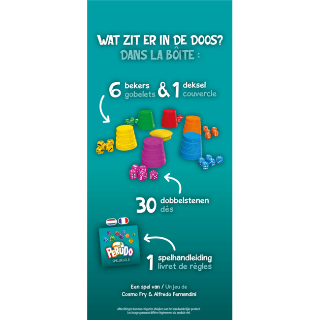 Spel - Perudo - NL/FR - 2 tot 6 spelers - 8+