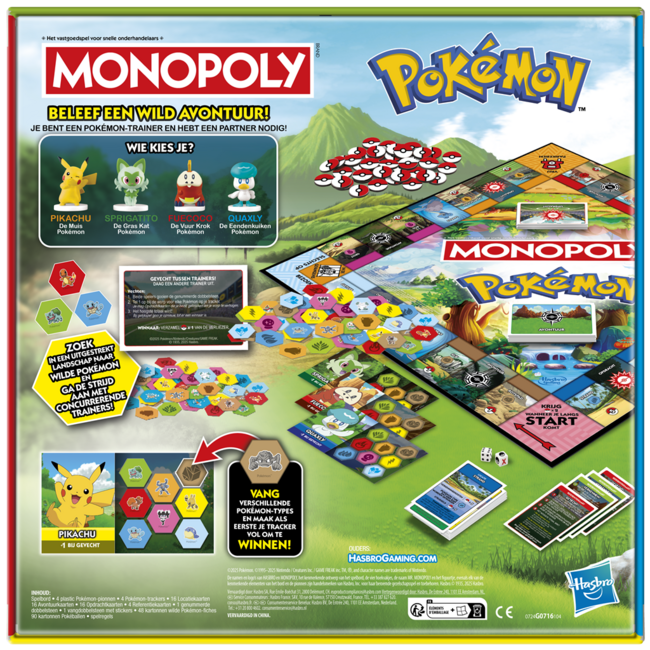 Spel - Monopoly - Pokémon - 2 tot 6 spelers - 8+