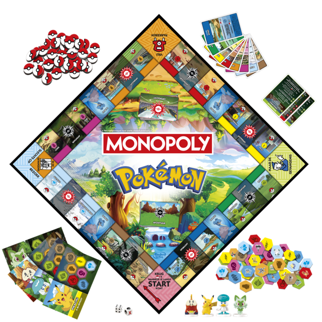Spel - Monopoly - Pokémon - 2 tot 6 spelers - 8+