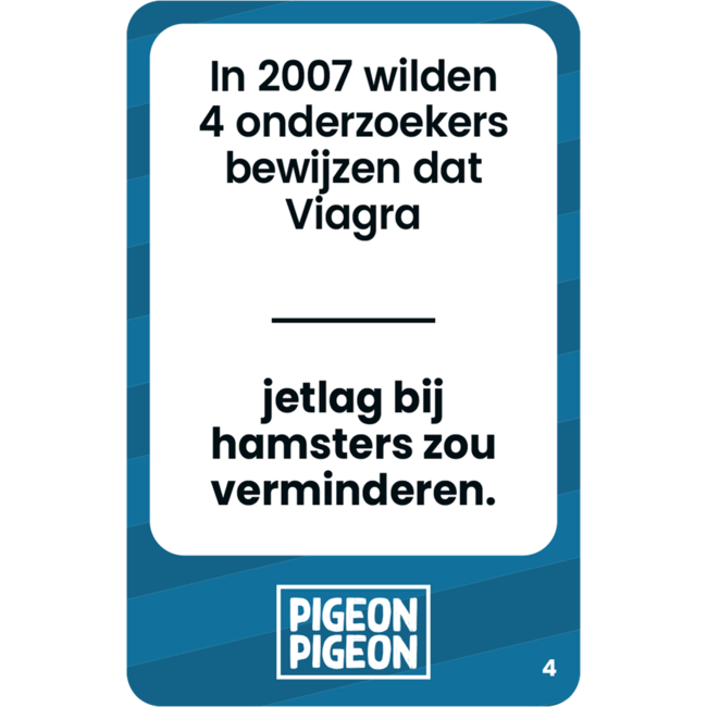 Blue orange games Spel - Pigeon Pigeon - 2 tot 10 spelers - 12+