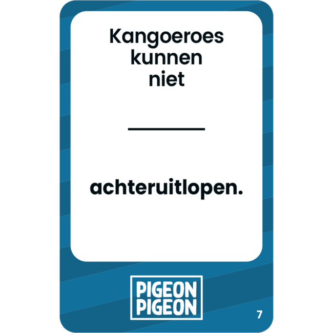 Blue orange games Spel - Pigeon Pigeon - 2 tot 10 spelers - 12+