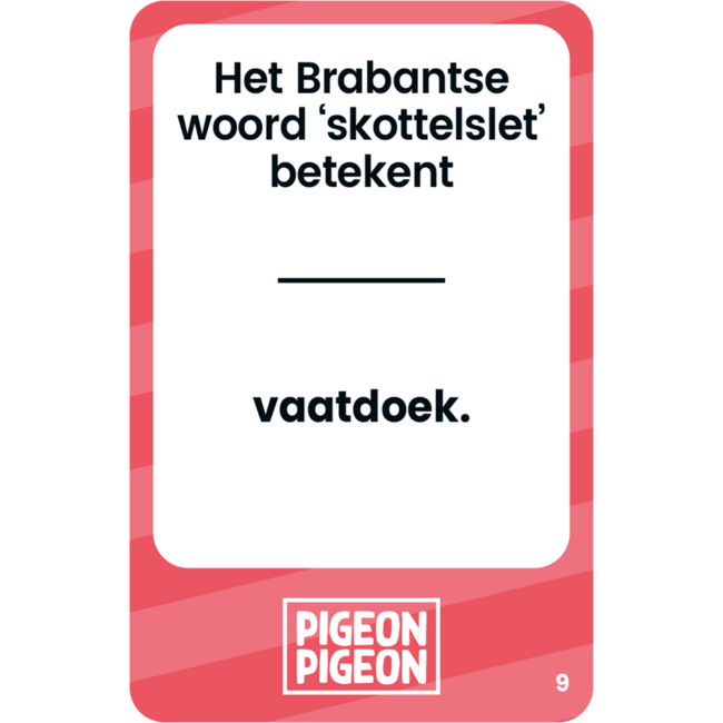 Blue orange games Spel - Pigeon Pigeon - 2 tot 10 spelers - 12+