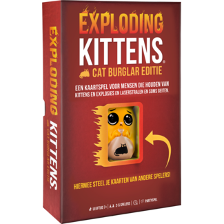Exploding kittens Spel - Exploding kittens - Cat burglar editie - 7+