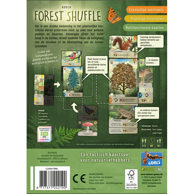 Spel - Kaartspel - Forest Shuffle - 2 tot 5 spelers - 10+