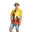 Partychimp Shirt - Hawaii - Yellow paradise - S/M
