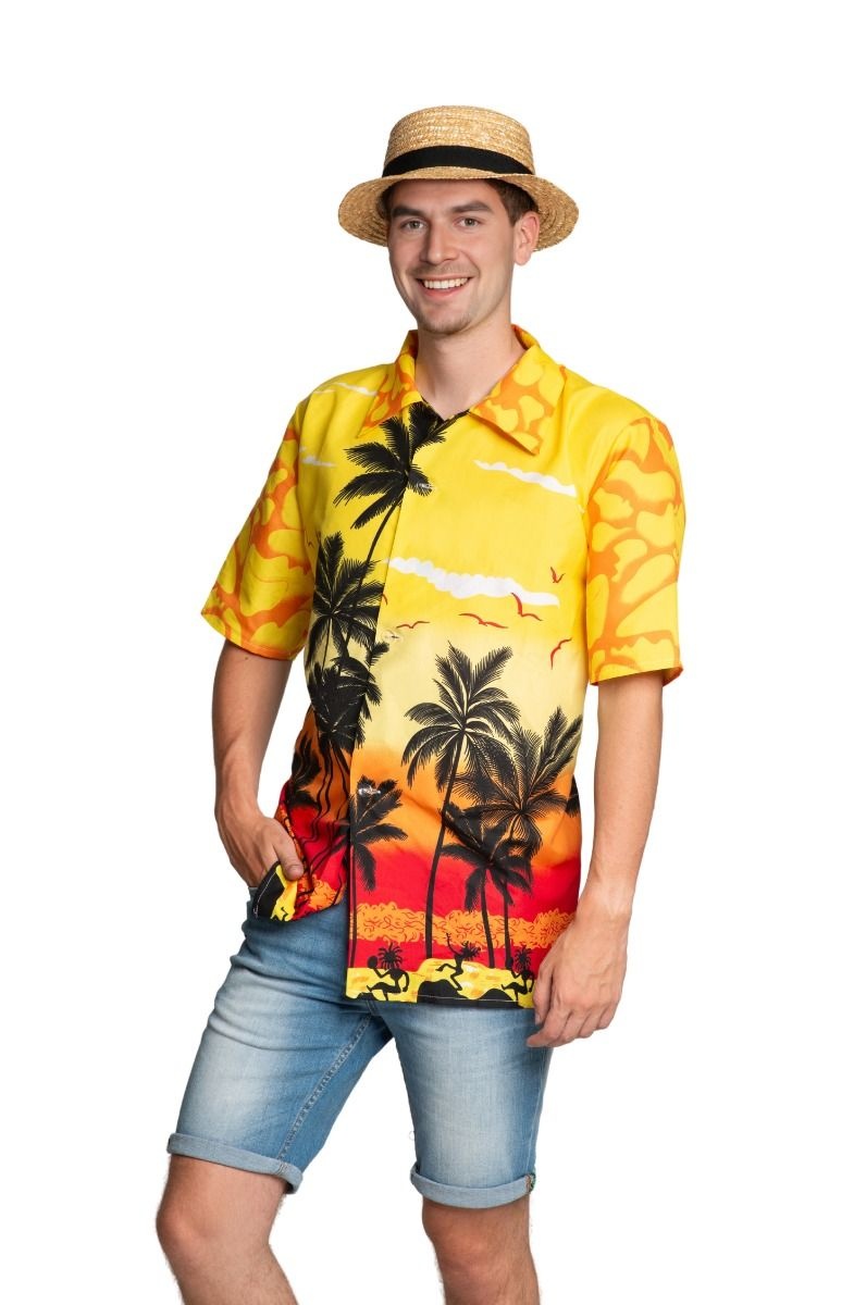 Shirt - Hawaii - Yellow paradise - S/M