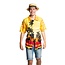 Partychimp Shirt - Hawaii - Yellow paradise - S/M