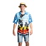 Partychimp Shirt - Hawaii - Blue paradise - L/XL