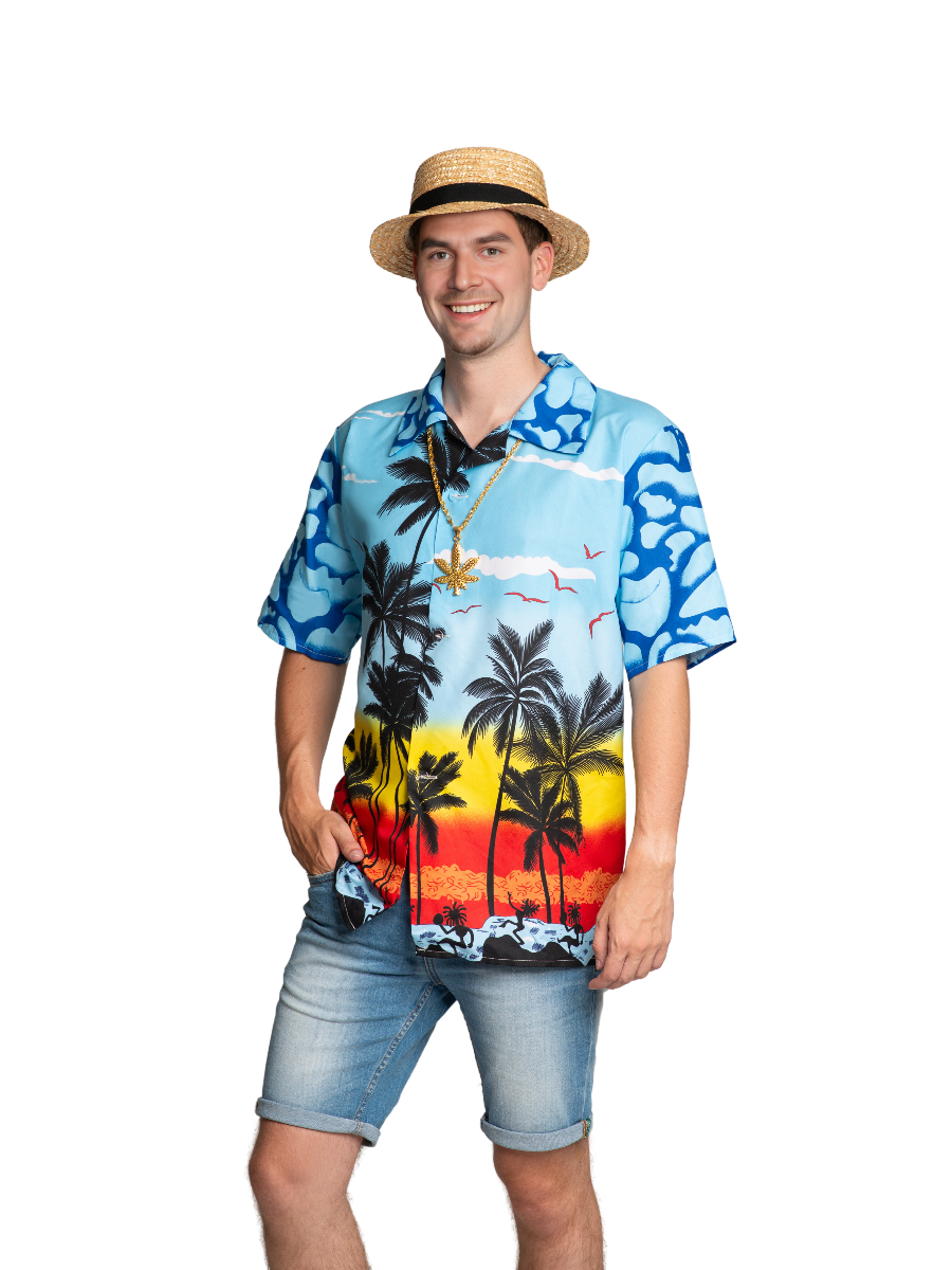 Shirt - Hawaii - Blue paradise - S/M
