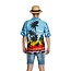 Partychimp Shirt - Hawaii - Blue paradise - S/M