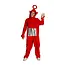 Partychimp Kostuum - TV figuur - Rood - S