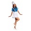 Partychimp Kostuum - Smurfin - Mevrouw Smurf - M