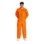 Partychimp Kostuum - Gevangene - Oranje - Jumpsuit - L