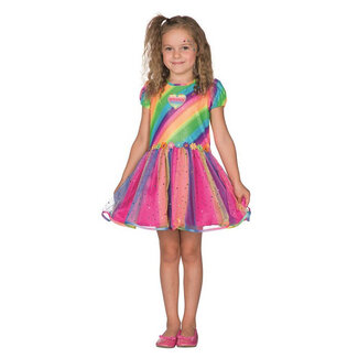 PartyXplosion Kostuum - Regenboog fee - Jurk - 1dlg. - mt.104