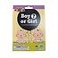 PartyXplosion Ballon - Gender reveal - Boy or girl - Met blauwe en roze confetti - 60cm