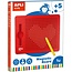 Magneetbord met pen - 21,5x1,2x17cm