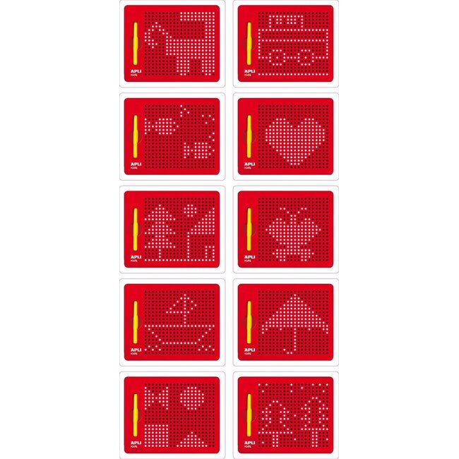 Apli Magneetbord met pen - 21,5x1,2x17cm