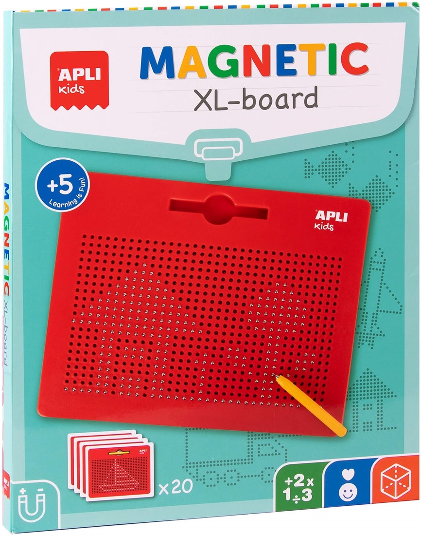 Magneetbord met pen - XL - 31,5x1,8 x 25,7cm