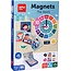 Magneetspel - Klok kijken magneetkaart - 96dlg.