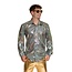 Partychimp Shirt - Disco - Zilver - Glanzend - XL