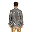Partychimp Shirt - Disco - Zilver - Glanzend - M