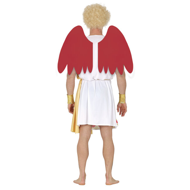 Kostuum - Cupido - L - mt.52-54 - Jurk, riem & vleugels