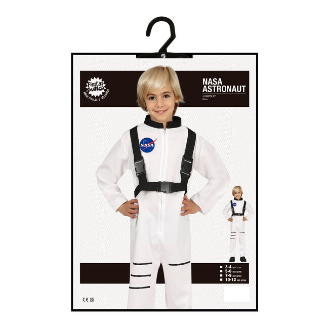 Kostuum - Astronaut - mt.140-152 - 10-12jr.