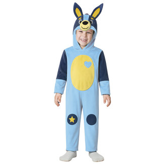 Fiestas Guirca Kostuum - Blauwe hond - mt.98-104 - 3-4jr.