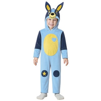Guirca Creations Kostuum - Blauwe hond - mt.98-104 - 3-4jr.