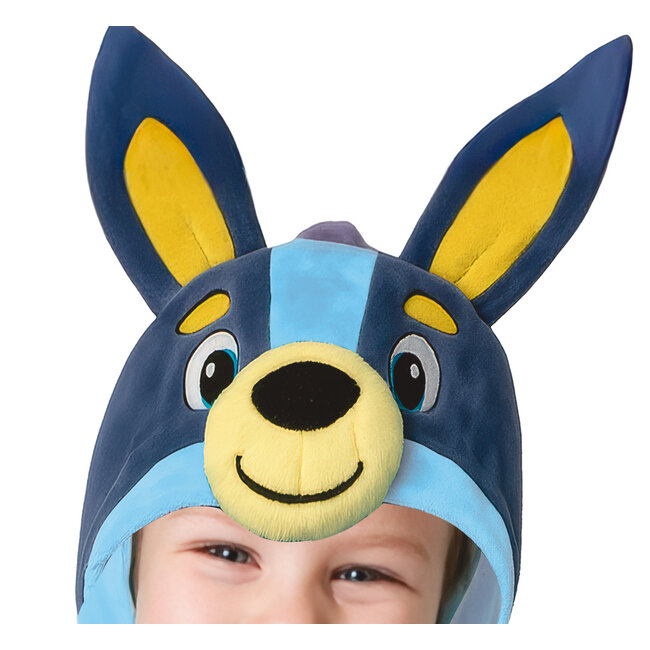 Guirca Creations Kostuum - Blauwe hond - mt.98-104 - 3-4jr.