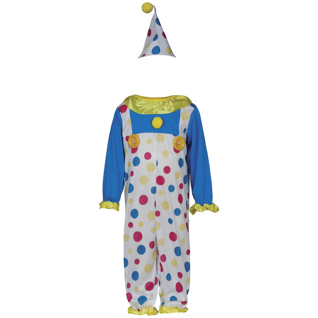 Guirca Creations Kostuum - Clown - Baby - mt.92 - 1,5-2jr.