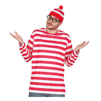 Verkleedset - Wallie - T-shirt, muts & bril