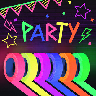 Fiestas Guirca Tape - Gekleurd - 5m - 6st.