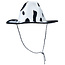 Guirca Creations Hoed - Cowboy - Wit met koeienprint
