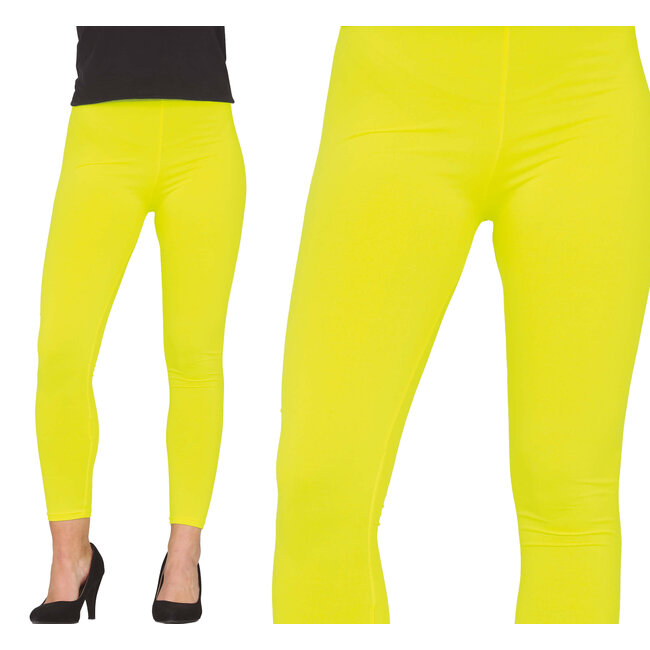 Legging - Geel - Neon - One size